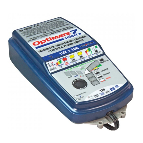 TecMate Optimate 7 Select TM250 User manual