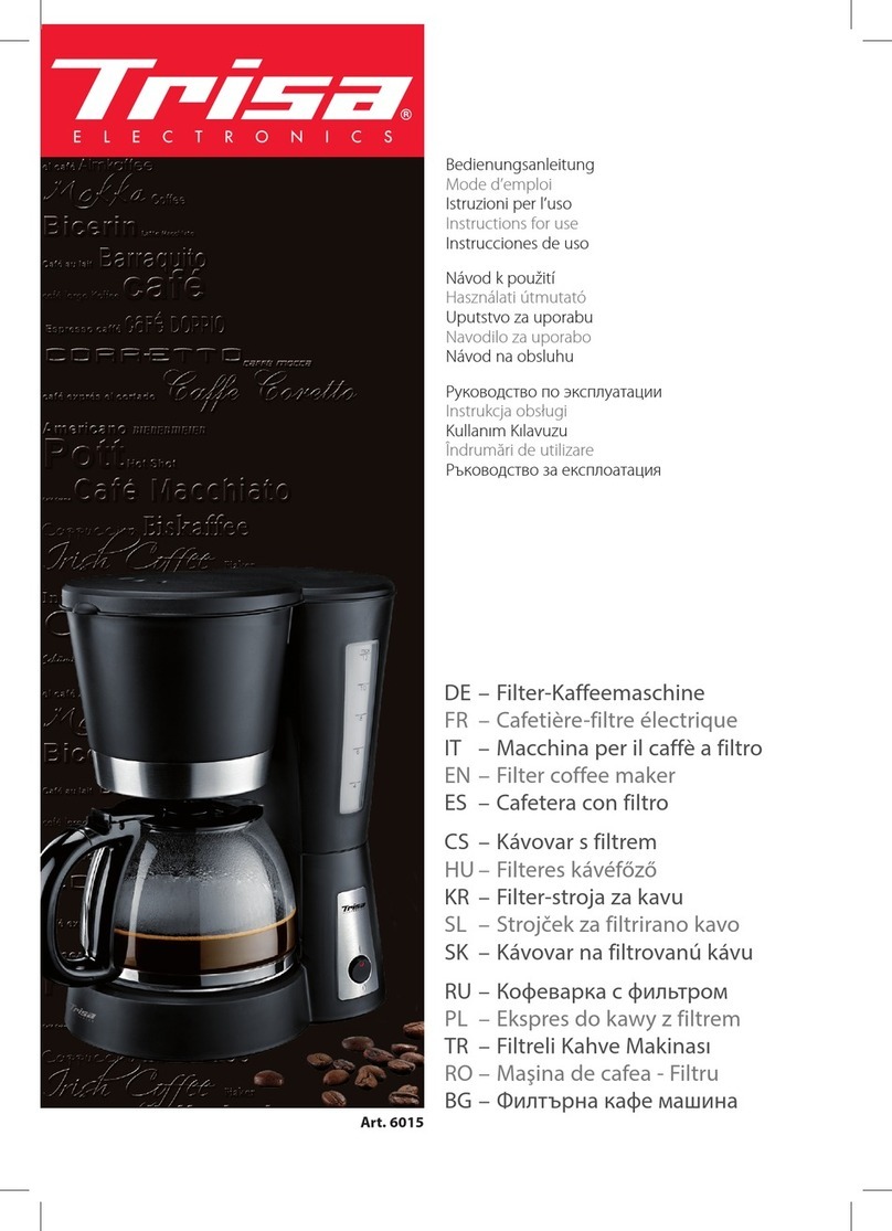 Trisa Coffeeline 12 Instructions for use