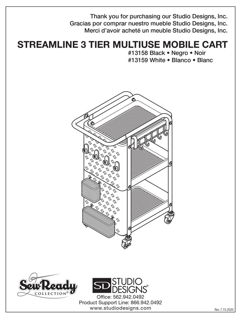 Studio Designs SewReady STREAMLINE 13158 Assembly instructions