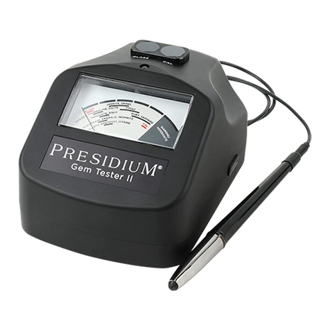 PRESIDIUM Gem Tester II User handbook
