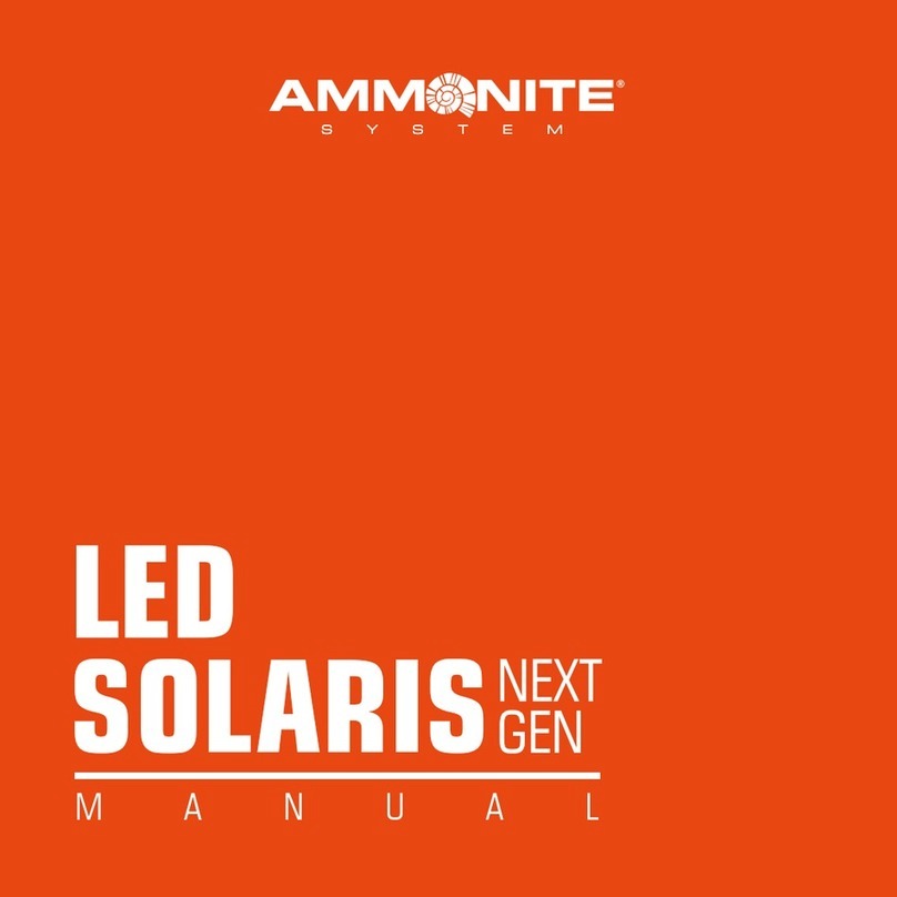 Ammonite System LED SOLARIS NextGen User manual