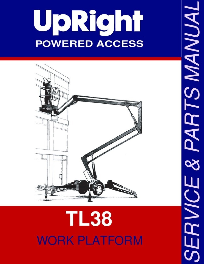 Upright TL38 Service & parts manual