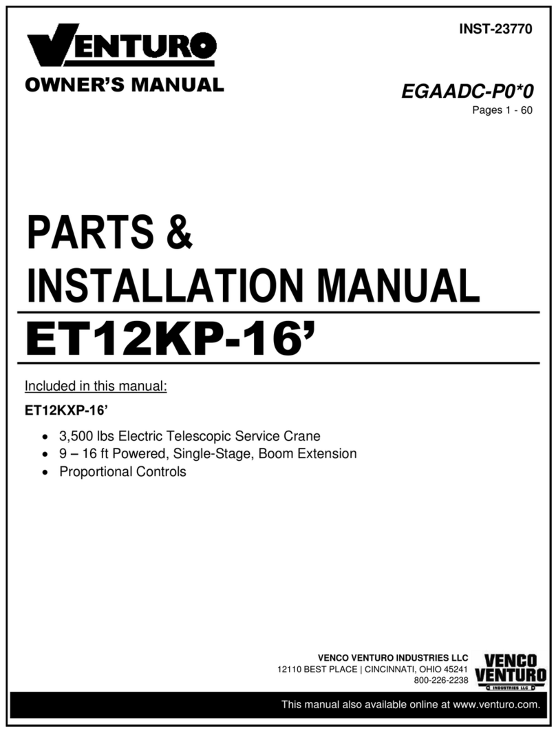 Venturo ET12KP-16 owner's manual