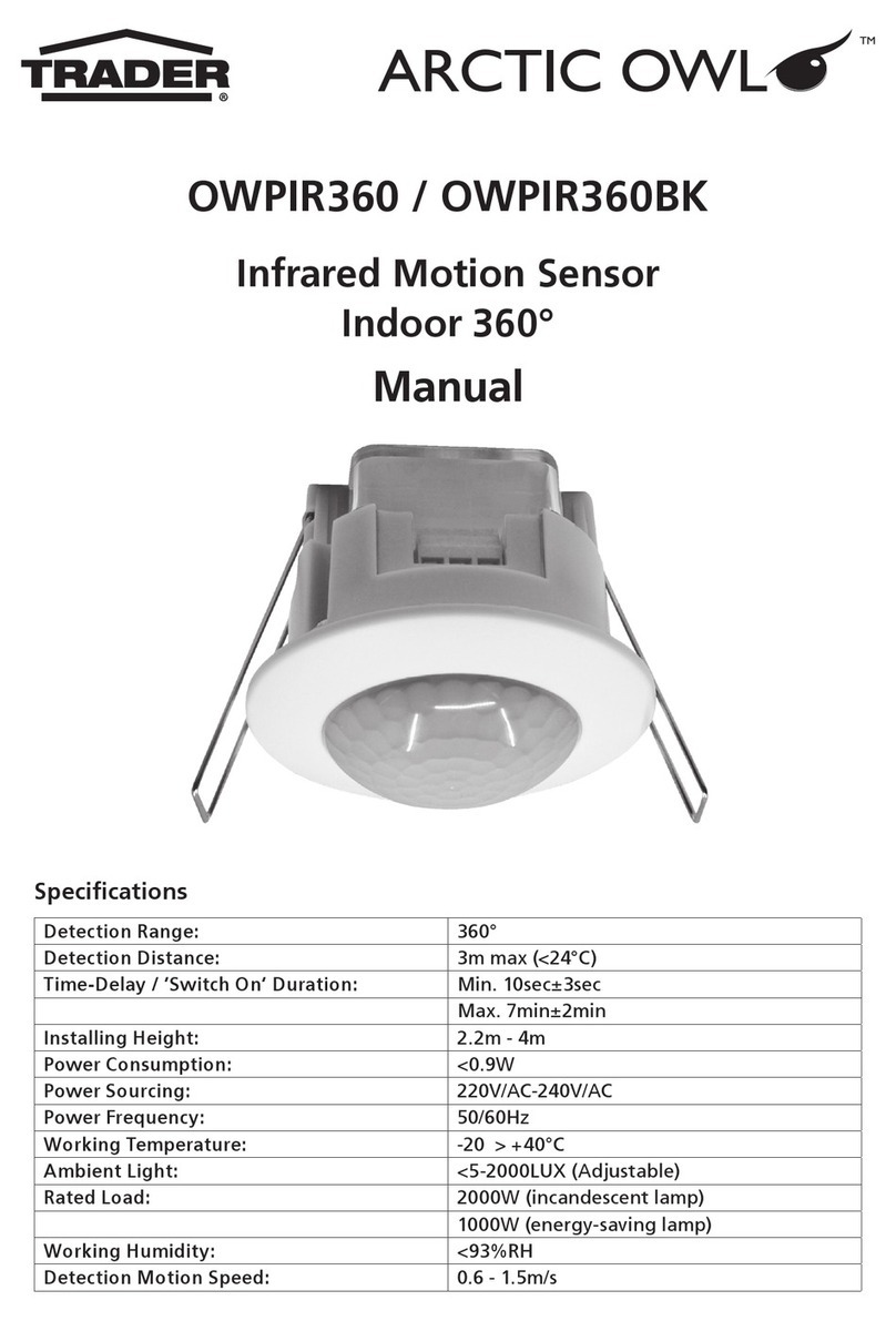Trader ARCTIC OWL OWPIR360 User manual