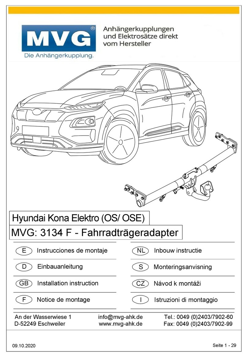 MVG 3134 F installation instructions MVG 3134 F installation instructions