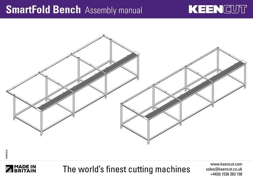 KEENCUT Evolution3 SmartFold Assembly manual
