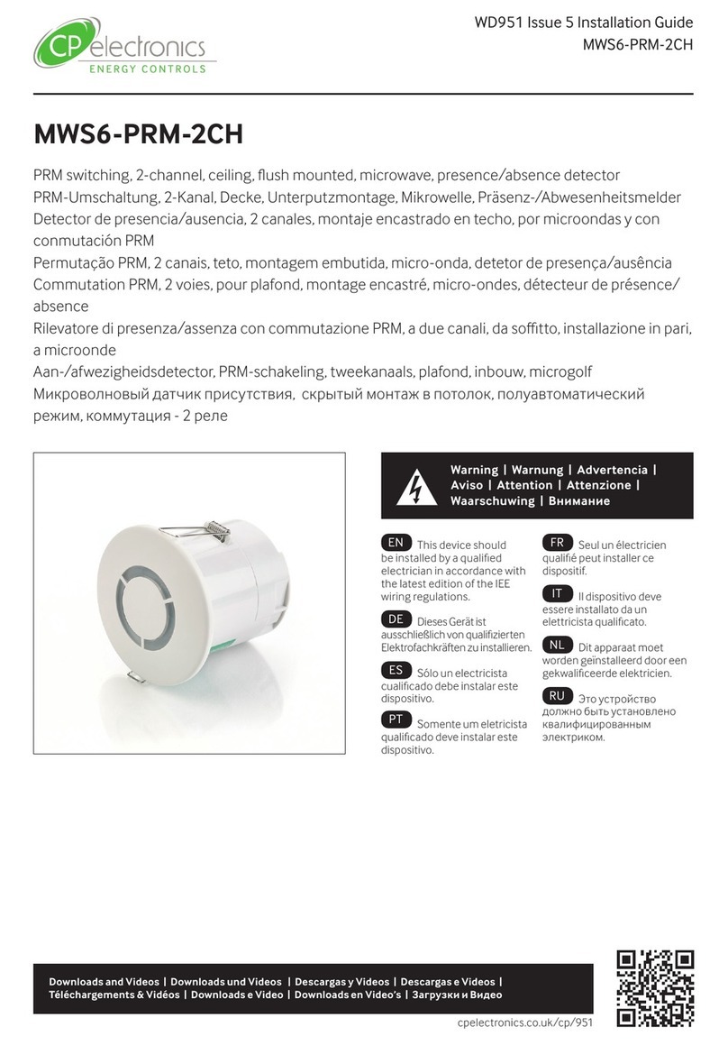 C.P. Electronics MWS6-PRM-2CH installation guide