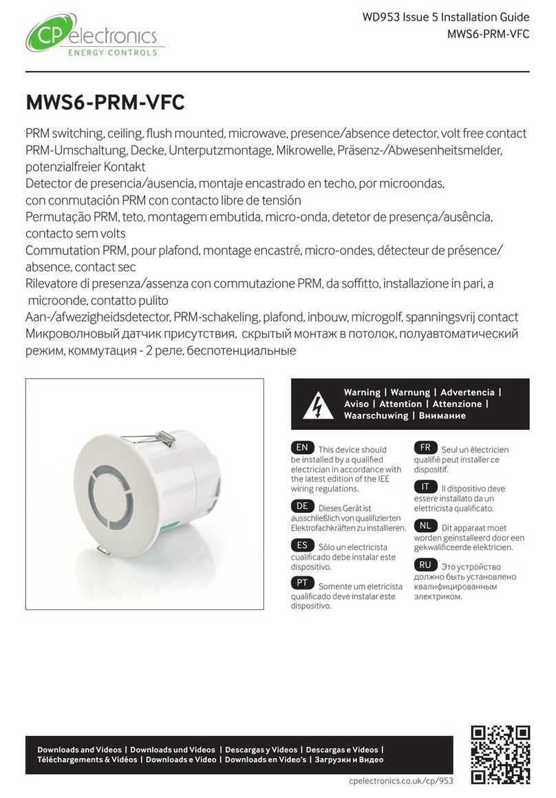 C.P. Electronics MWS6-PRM-VFC installation guide