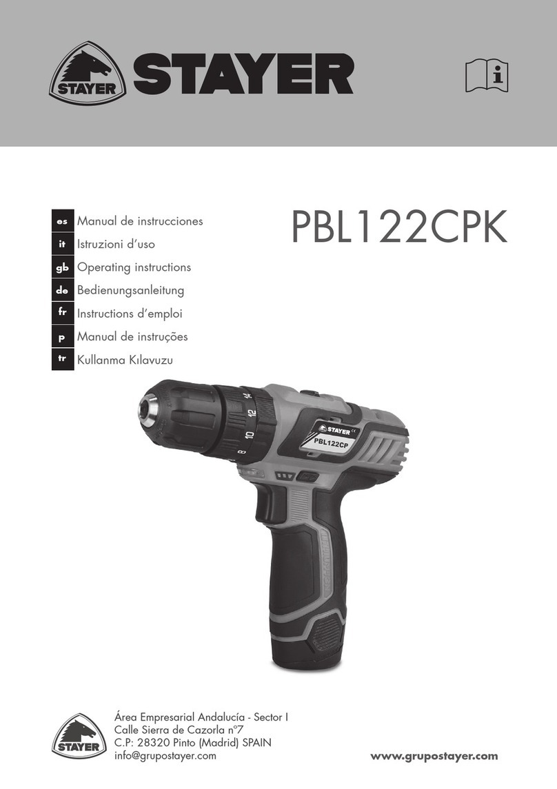 stayer PBL122CPK User manual stayer PBL122CPK User manual