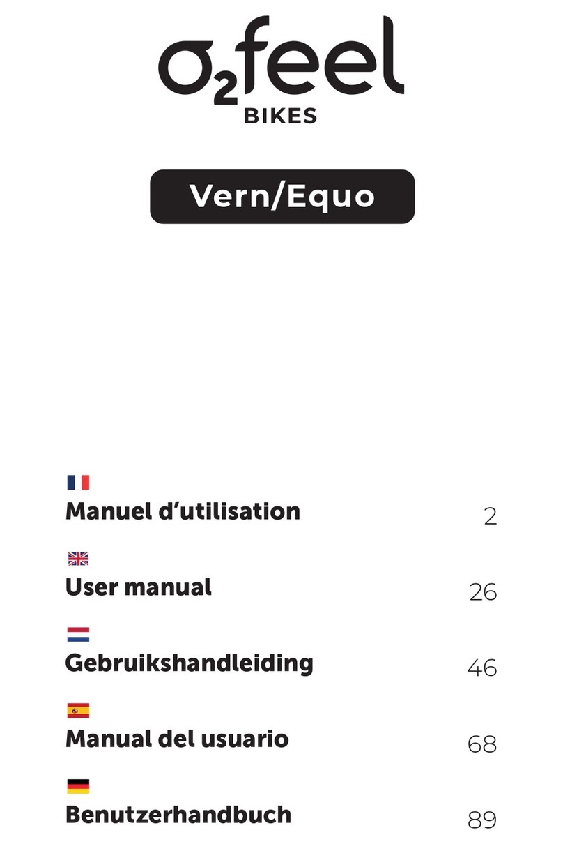 O2Feel Bikes Vern user manual