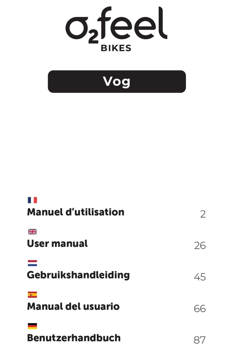 O2Feel Bikes Vog user manual