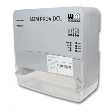 WM Systems M2M PRO4 DCU User manual WM Systems M2M PRO4 DCU User manual