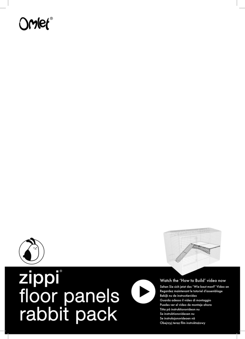 Omlet Zippi Floor Panels Rabbit Pack User manual