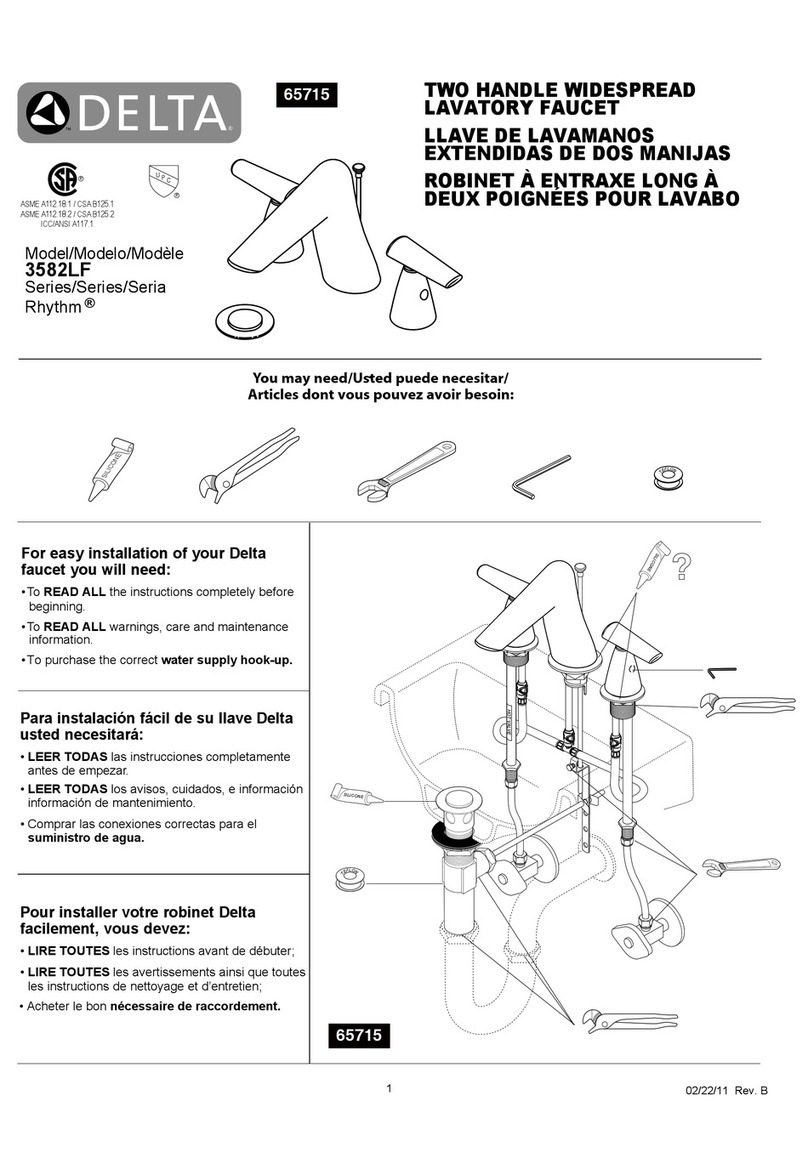 Delta Rhythm 3582LF quick start guide