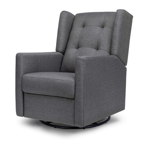 DaVinci MADDOX RECLINER AND SWIVEL GLIDER User manual