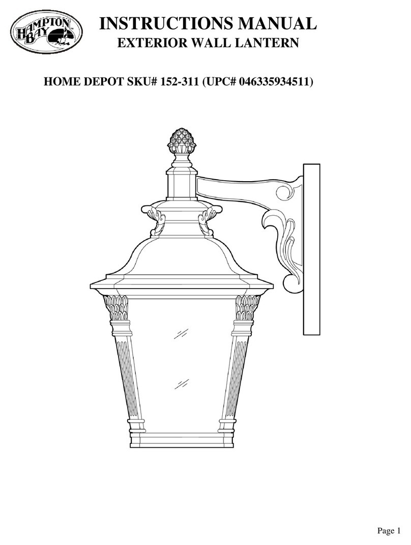 HAMPTON BAY Y38017A-279 instruction manual