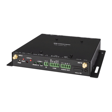 Crestron AM-3200 User manual