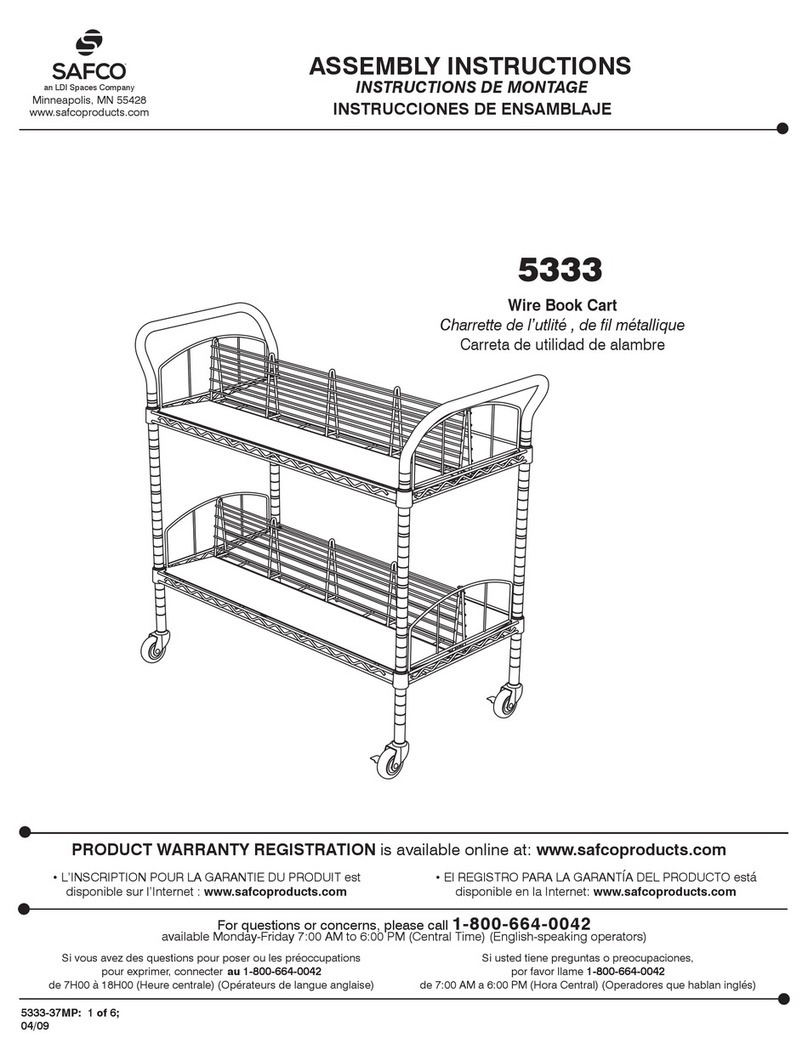LDI Spaces SAFCO 5333 User manual LDI Spaces SAFCO 5333 User manual