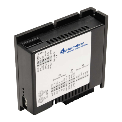Ametek dunkermotoren BGE 6030 A User manual