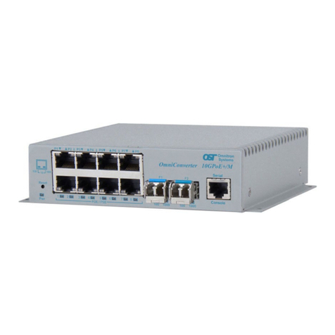 Omnitron Systems Technology OmniConverter 10GPoE+/M quick start guide