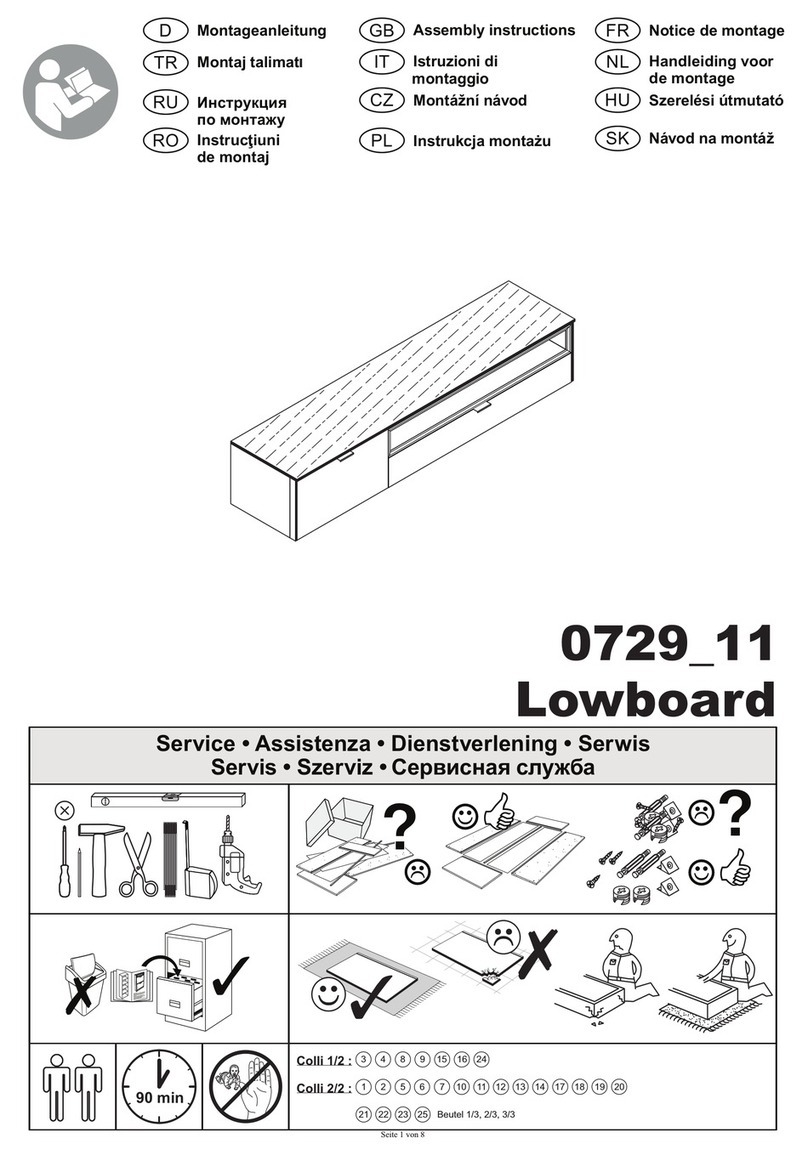MEGA MOBEL 0729 11 User manual