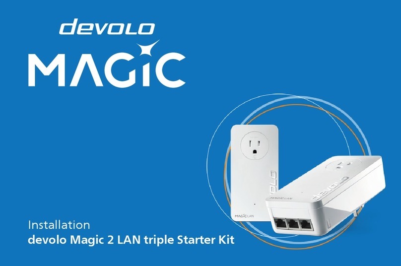 Devolo Magic 2 LAN triple Starter Kit User manual