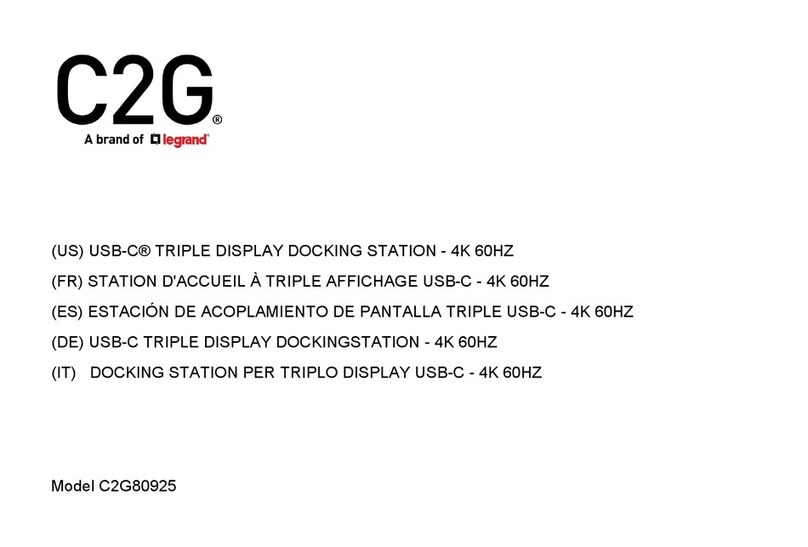 LEGRAND C2G C2G80925 manual