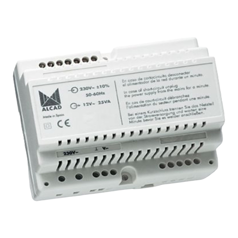 Alcad 980 Series User manual