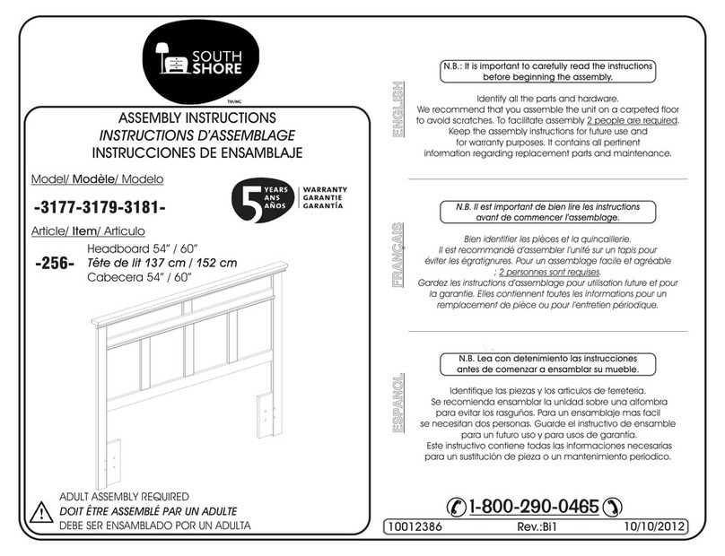 SouthShore 3177 User manual