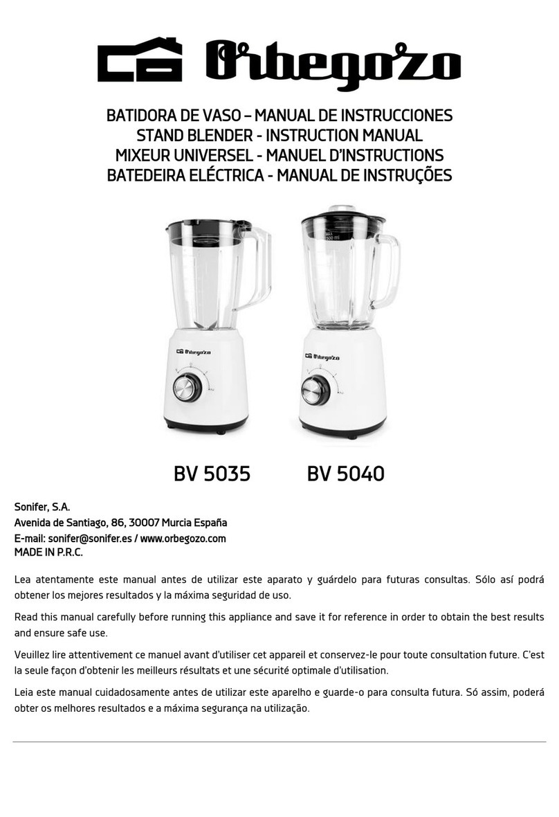 Orbegozo BV 5035 User manual
