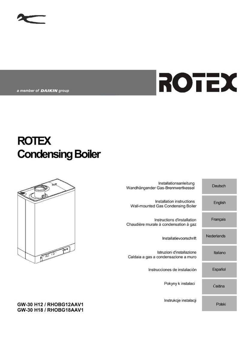 Daikin Rotex GW-30 H12 installation instructions