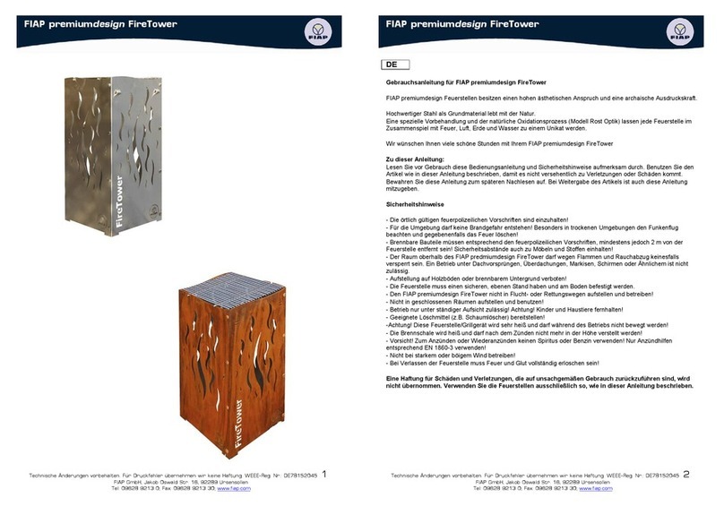 Fiap premiumdesign FireTower manual