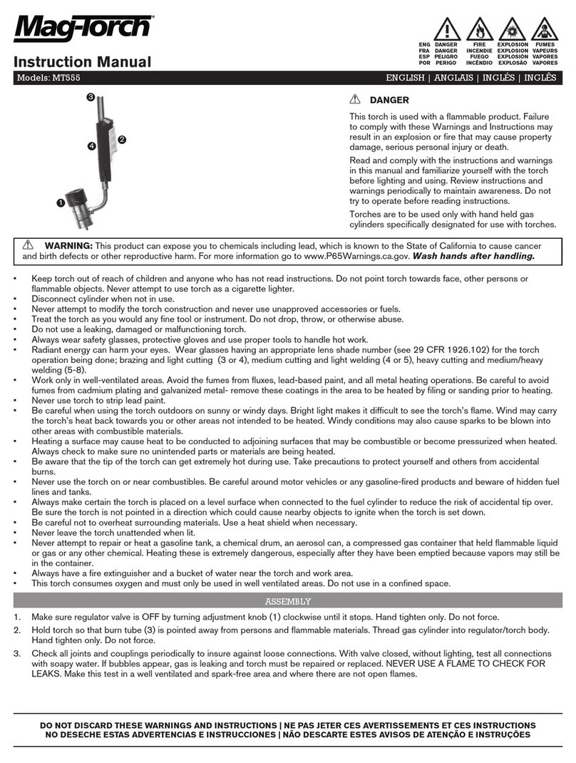 Mag-Torch MT555 User manual