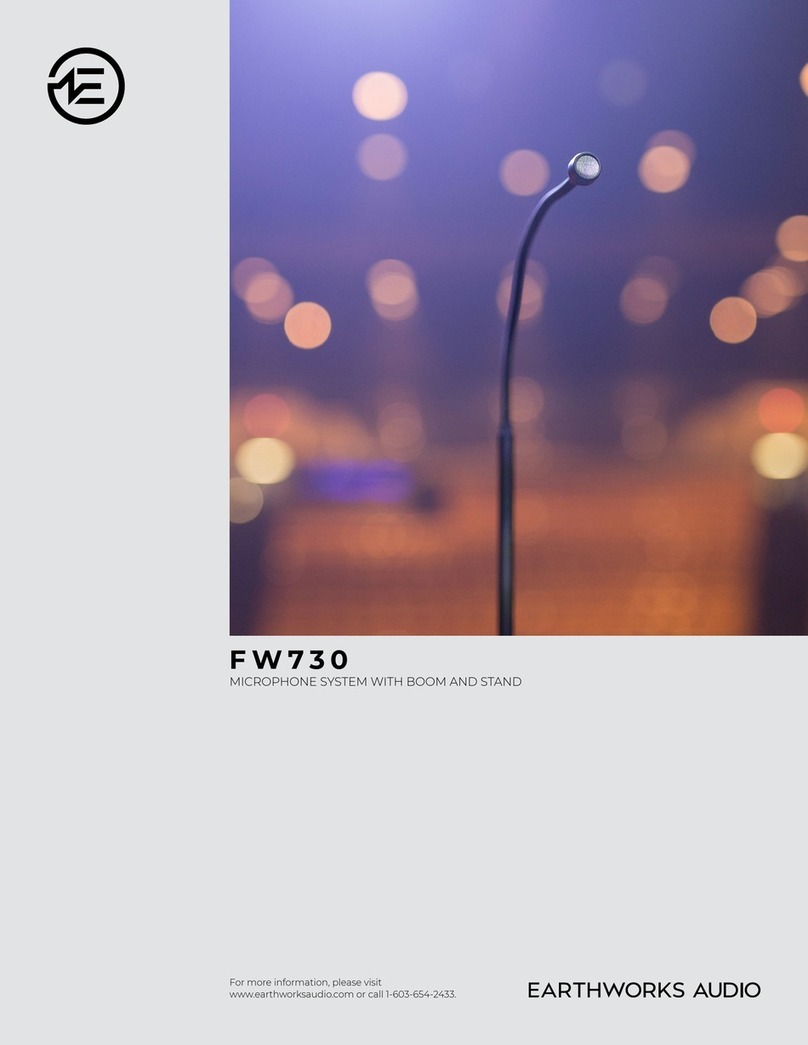 Earthworks Audio FW730 User manual