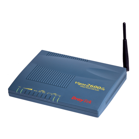 Draytek Vigor2600Ge Reference manual