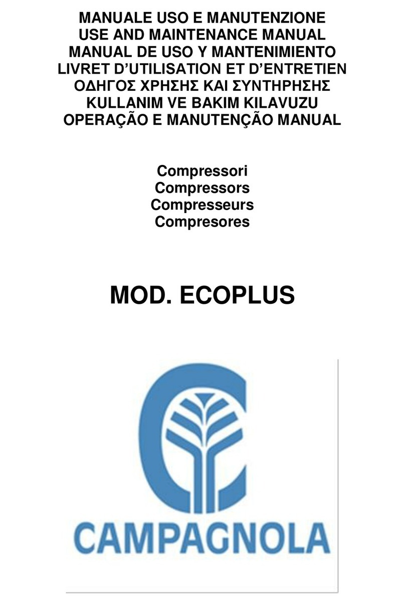 CAMPAGNOLA ECOPLUS 310 Use and maintenance manual CAMPAGNOLA ECOPLUS 310 Use and maintenance manual