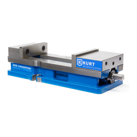 Kurt CROSSOVER ANGLOCK VISE DX6 Operating instructions manual