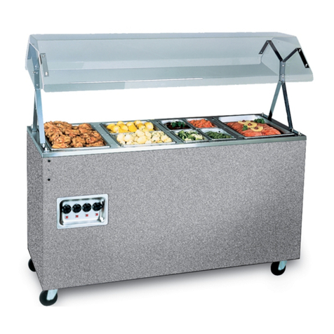 Vollrath Affordable Portable 3 Well Standard User manual