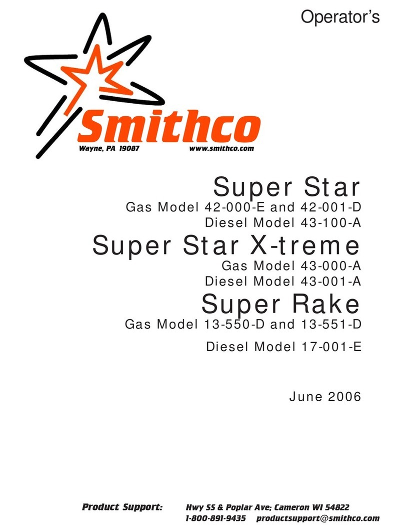 Smithco Super Star 42-000-E User manual