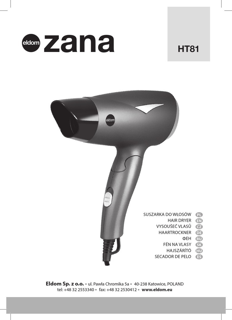 Eldom Zana HT81 User manual