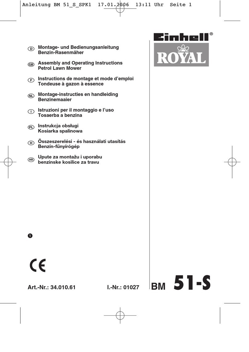 Einhell Royal BM 51-S Assembly and operating instructions