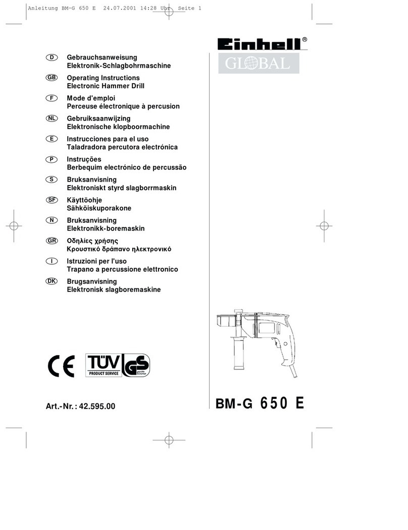 Einhell Global BM-G 650 E operating instructions