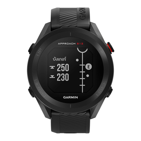 Garmin APPROACH S12 User manual