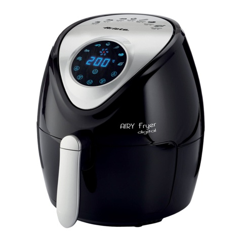 ARIETE AIRY FRYER DIGITAL manual