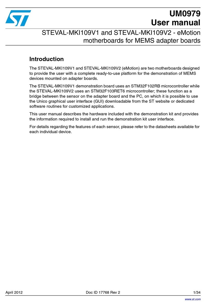 ST eMotion STEVAL-MKI109V1 User manual