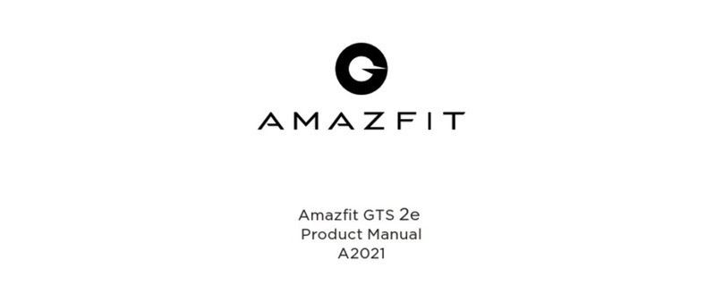 Amazfit GTS 2e product manual