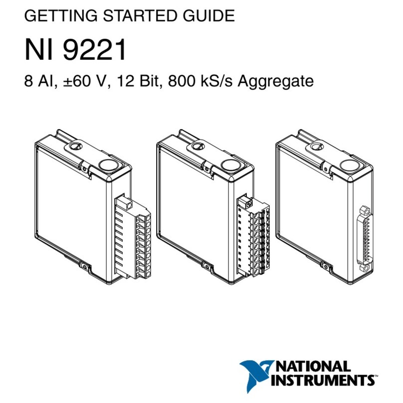 National Instruments 9221 User manual National Instruments 9221 User manual