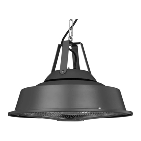 EUROM Partytent heater Sail instruction manual