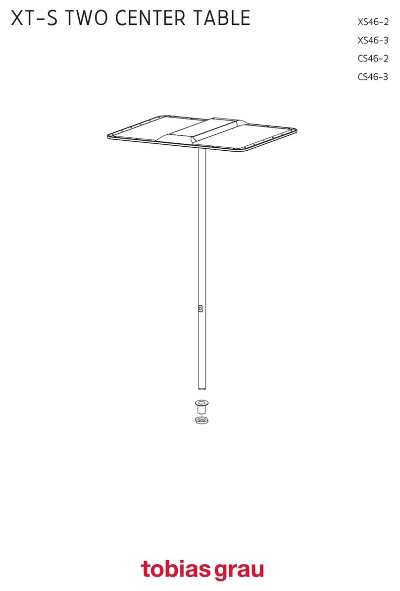 TOBIAS GRAU XT-S Table Two Assembly instructions