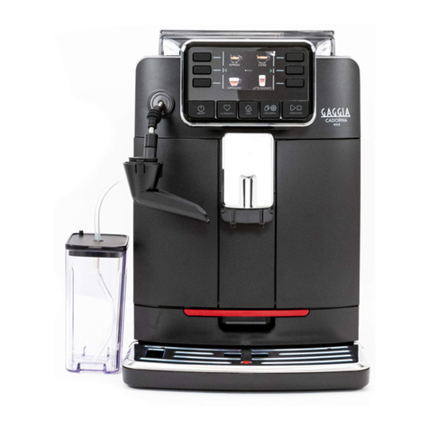 Gaggia Milano CADORNA MILK operating instructions